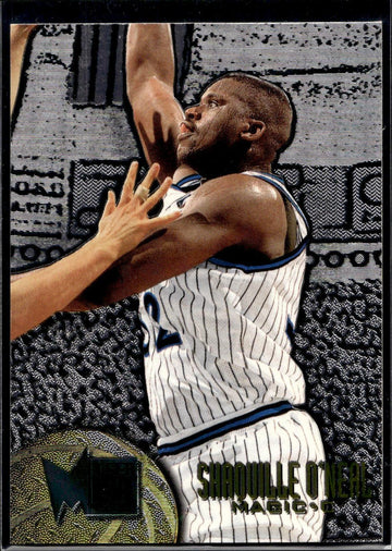 1995-96 Metal #78 Shaquille O'Neal Silver Spotlight