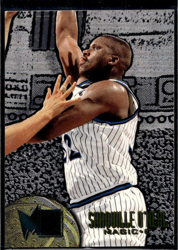 1995-96 Metal #78 Shaquille O'Neal Silver Spotlight
