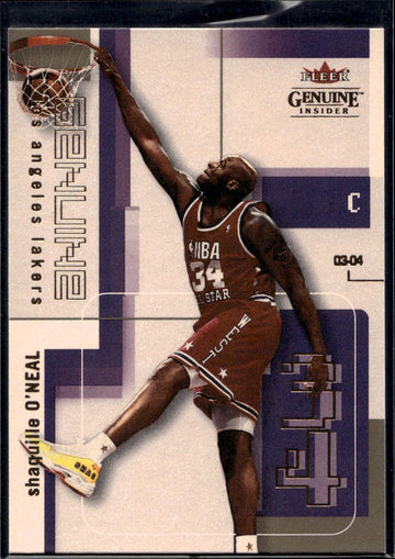 2003-04 Fleer Genuine Insider #65 Shaquille O'Neal