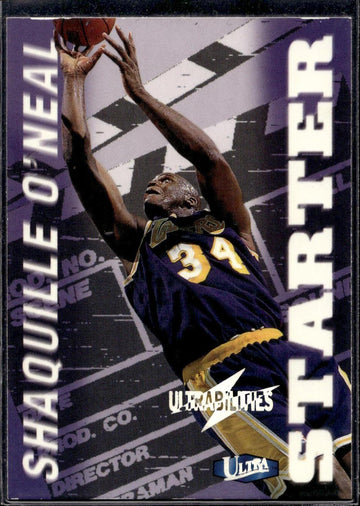 1997-98 Ultra #4 S Shaquille O'Neal Ultrabilities Starter