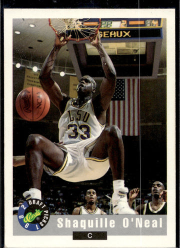 1992 Classic Draft Picks #1 Shaquille O'Neal