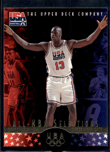 1996 Upper Deck USA #18 Shaquille O'Neal