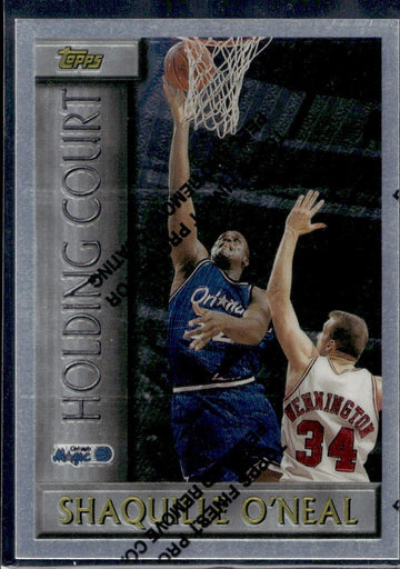 1996-97 Topps #HC10 Shaquille O'Neal Holding Court