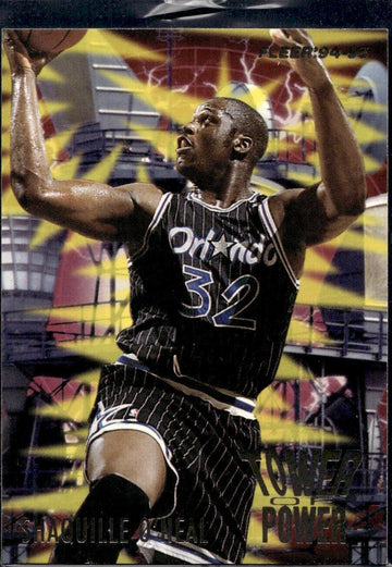 1994-95 Fleer #8 Shaquille O'Neal Tower of Power