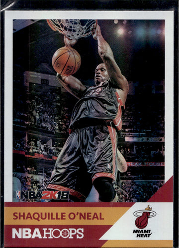 2017-18 Hoops #NNO Shaquille O'Neal Shaquille O'Neal NBA2K18