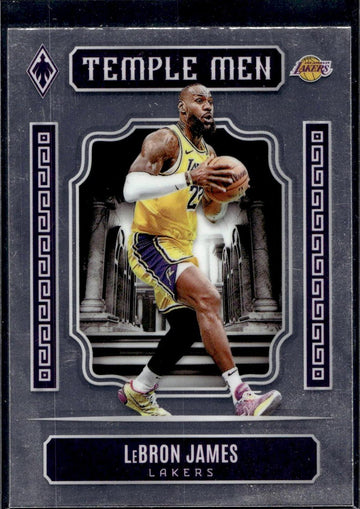 2023-24 Panini Phoenix #2 LeBron James Temple Men Silver