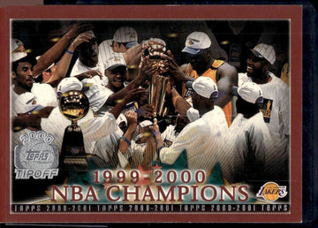 2000-01 Topps Chrome #85 Team Championship Refractors