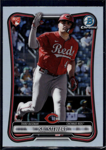 2026 Bowman #6 Sal Stewart Rookie Red RC Logo