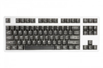 Tai-Hao Smokey Quartz Translucent 152 Keys Cubic Double Shot ABS Keycap Set