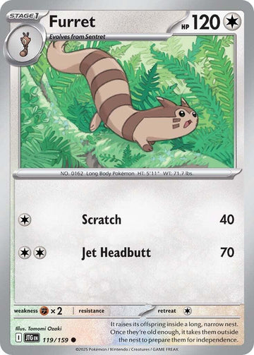 Furret - 119/159 - 119/159 - (SV09: Journey Together)