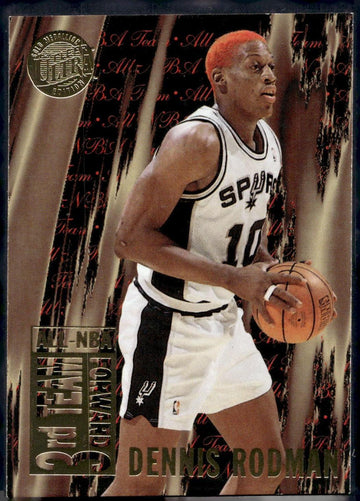1995-96 Ultra #14 Dennis Rodman All-NBA Gold Medallion