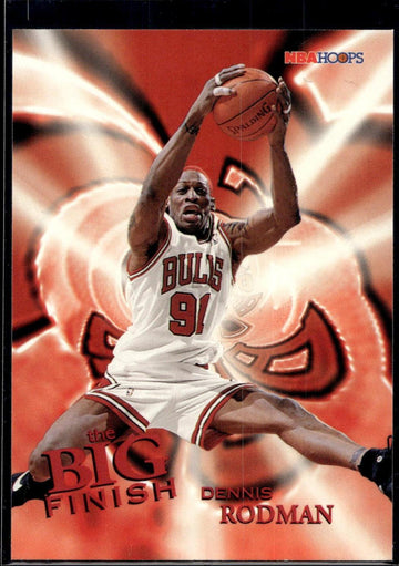 1996-97 Hoops #178 Dennis Rodman The Big Finish