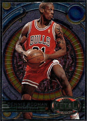 1997-98 Metal Universe #107 Dennis Rodman