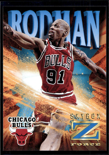 1996-97 SkyBox Z-Force #14 Dennis Rodman Z-Cling