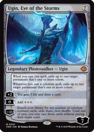 Ugin, Eye of the Storms (TDM-001) - Tarkir: Dragonstorm Foil