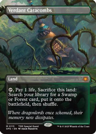 Verdant Catacombs (Borderless) (SPG-113) - Special Guests Foil