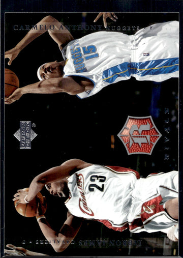 2004-05 Upper Deck Rivals Box Set #27 LeBron James / Carmelo Anthony