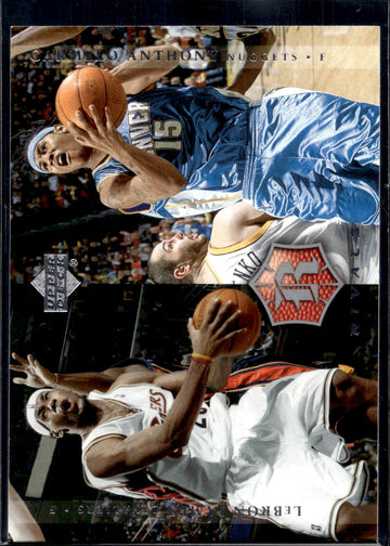 2004-05 Upper Deck Rivals Box Set #28 LeBron James / Carmelo Anthony