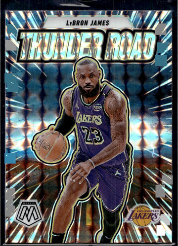 2024-25 Panini Mosaic #3 LeBron James Thunder Road Mosaic