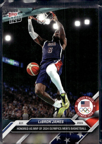 2024 Topps Now Olympic / Paralympic Games #30 LeBron James