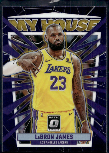 2023-24 Donruss Optic #2 LeBron James My House Purple