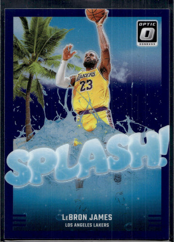 2024-25 Donruss Optic #5 LeBron James Splash! Purple