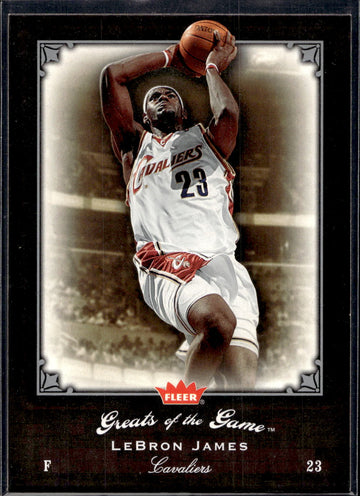 2005-06 Fleer Greats of the Game #53 LeBron James