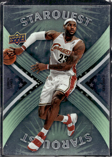 2008-09 Upper Deck First Edition #SQ-17 LeBron James StarQuest Green