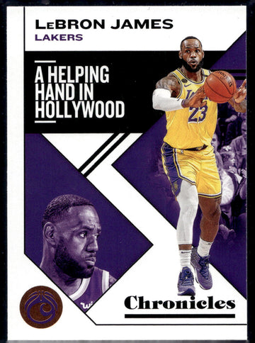 2019-20 Panini Chronicles #10 LeBron James Bronze