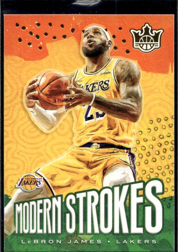 2019-20 Panini Court Kings #9 LeBron James Modern Strokes