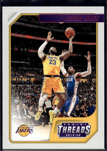 2019-20 Panini Chronicles #86 LeBron James Purple