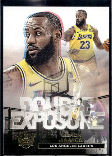 2023-24 Panini Court Kings #25 LeBron James Double Exposure