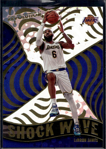 2021-22 Panini Revolution #5 LeBron James Shock Wave