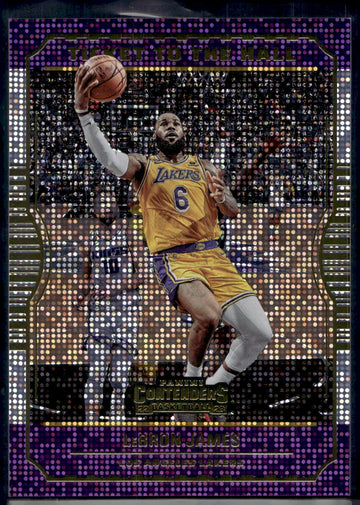 2022-23 Panini Contenders #24 LeBron James Ticket to the Hall