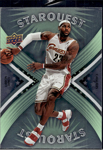 2008-09 Upper Deck First Edition #SQ-17 LeBron James StarQuest Green