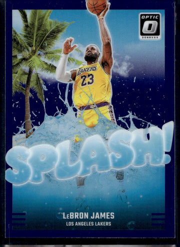 2024-25 Donruss Optic #5 LeBron James Splash! Purple