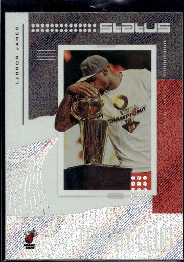 2019-20 Panini Status #23 LeBron James Trophy Club