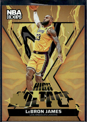 2024-25 Hoops #25 LeBron James High Voltage