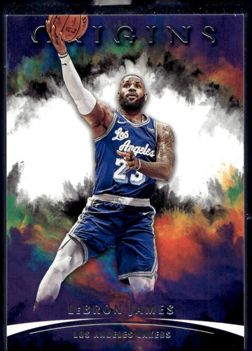 2021-22 Panini Origins #6b LeBron James V on back