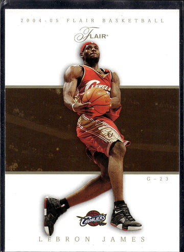 2004-05 Flair #35 LeBron James