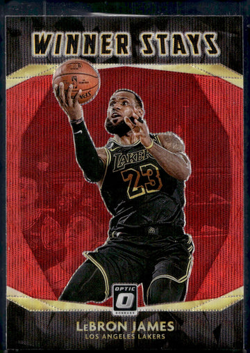 2020-21 Donruss Optic #20 LeBron James Winner Stays Red