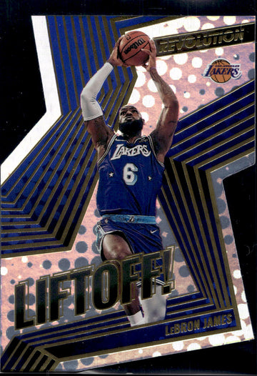 2021-22 Panini Revolution #10 LeBron James Liftoff!