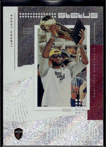 2019-20 Panini Status #5 LeBron James Trophy Club