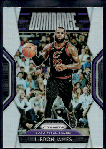 2018-19 Panini Prizm #29 LeBron James Dominance Silver