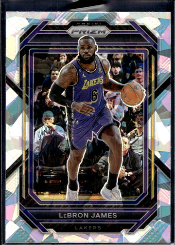 2022-23 Panini Prizm #134 LeBron James Prizms Ice