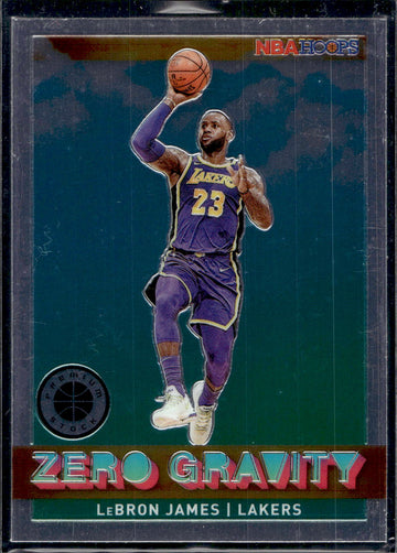 2019-20 Hoops Premium Stock #18 LeBron James Zero Gravity