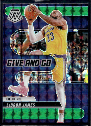 2024-25 Panini Mosaic #1 LeBron James Give and Go Mosaic