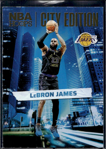 2024-25 Hoops #8 LeBron James City Edition