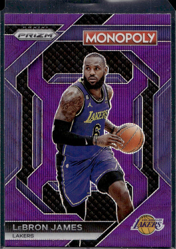 2023-24 Panini Prizm Monopoly #PS9 LeBron James All-Star Purple