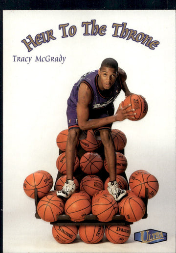 1997-98 Ultra #10 HT Tracy McGrady Heir to the Throne